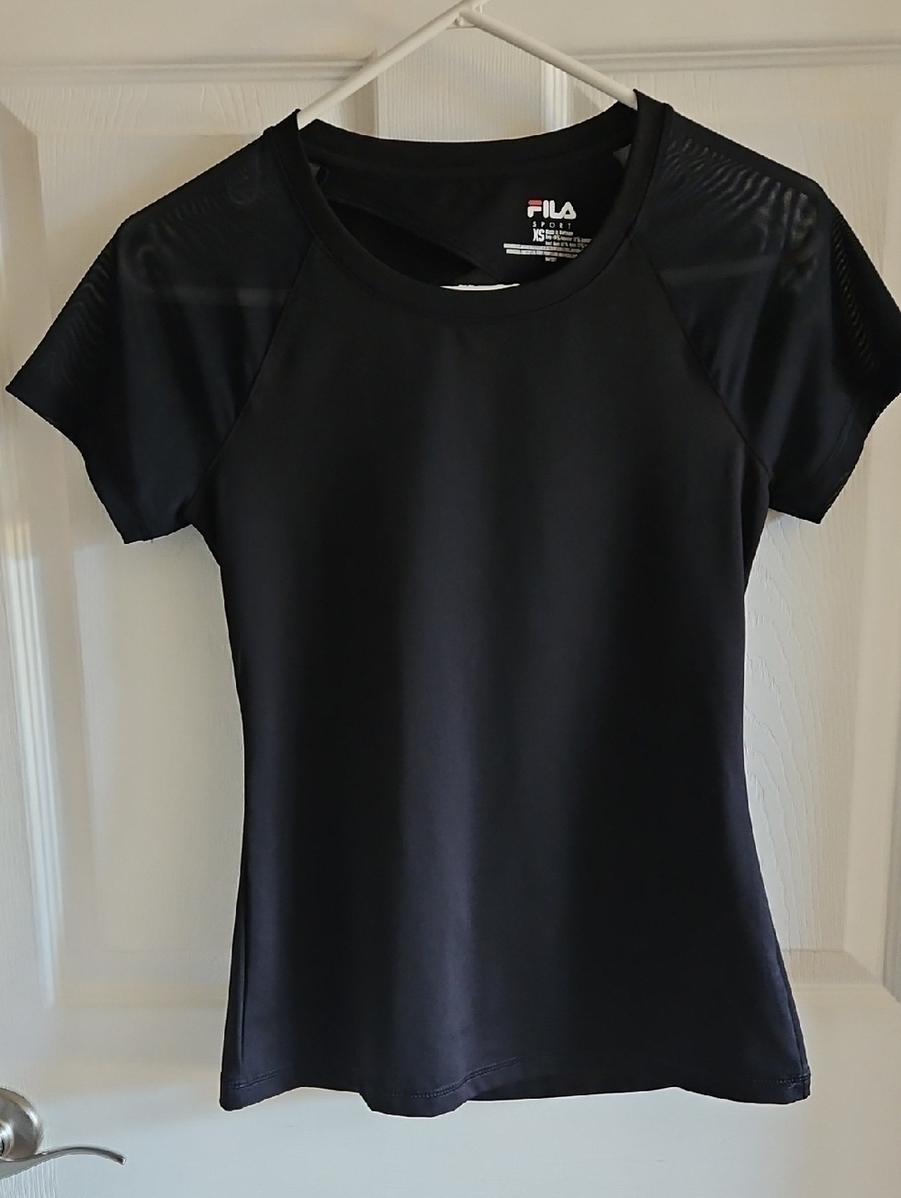 Fila Women's Black Short Sleeve Performance Tee